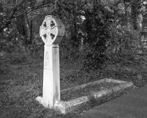 Celtic cross, St Peters Church, Babraham, Cambs